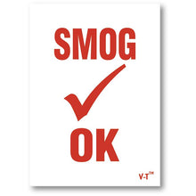 Load image into Gallery viewer, Stock Static Cling Reminders Service Department New Mexico Independent Auto Dealers Association Store Smog OK