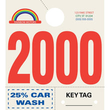 Load image into Gallery viewer, Custom Heavy Stock Side Padded Dispatch Numbers Service Department New Mexico Independent Auto Dealers Association Store