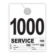 Load image into Gallery viewer, Heavy Brite™ 4 Part Service Dispatch Numbers (White Stock) Service Department New Mexico Independent Auto Dealers Association Store (1000-1999)