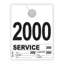 Load image into Gallery viewer, Heavy Brite™ 4 Part Service Dispatch Numbers (White Stock) Service Department New Mexico Independent Auto Dealers Association Store (2000-2999)