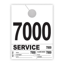 Load image into Gallery viewer, Heavy Brite™ 4 Part Service Dispatch Numbers (White Stock) Service Department New Mexico Independent Auto Dealers Association Store (7000-7999)