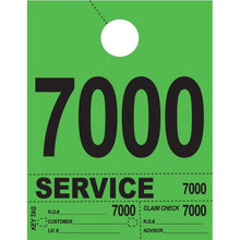 Load image into Gallery viewer, Heavy Brite™ 4 Part Service Dispatch Numbers Service Department New Mexico Independent Auto Dealers Association Store Green (7000-7999)