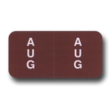 Load image into Gallery viewer, File Right™ Month Labels Service Department New Mexico Independent Auto Dealers Association Store August