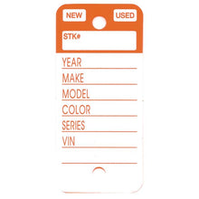 Load image into Gallery viewer, Top Stripe™ Key Tags Sales Department New Mexico Independent Auto Dealers Association Store Orange