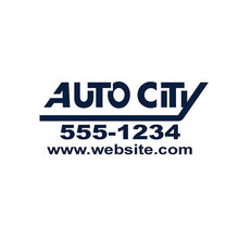 Load image into Gallery viewer, Custom Die-Cut Auto Decals Sales Department New Mexico Independent Auto Dealers Association Store Navy Blue
