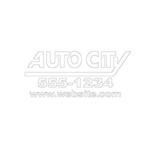 Load image into Gallery viewer, Custom Die-Cut Auto Decals Sales Department New Mexico Independent Auto Dealers Association Store White