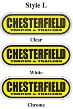 Load image into Gallery viewer, Custom Domed Auto Decals Sales Department New Mexico Independent Auto Dealers Association Store Style L White