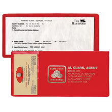 Load image into Gallery viewer, Custom Vinyl Policy Holders - Policy Pouch Sales Department New Mexico Independent Auto Dealers Association Store Red