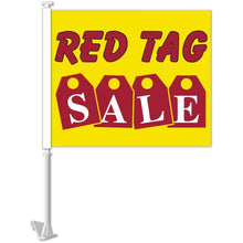 Load image into Gallery viewer, Clip-On Window Flags (Standard Flags) Sales Department New Mexico Independent Auto Dealers Association Store Red Tag Sale