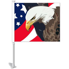 Load image into Gallery viewer, Clip-On Window Flags (Standard Flags) Sales Department New Mexico Independent Auto Dealers Association Store Eagle