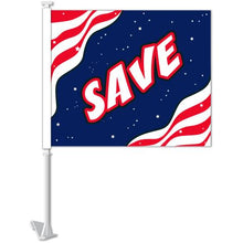 Load image into Gallery viewer, Clip-On Window Flags (Standard Flags) Sales Department New Mexico Independent Auto Dealers Association Store Flag - Save