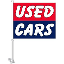 Load image into Gallery viewer, Clip-On Window Flags (Standard Flags) Sales Department New Mexico Independent Auto Dealers Association Store Red/Blue - Used Cars