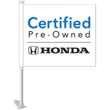 Load image into Gallery viewer, Clip-On Window Flags (Manufacturer Flags) Sales Department New Mexico Independent Auto Dealers Association Store Certified Pre-Owned Honda