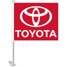 Load image into Gallery viewer, Clip-On Window Flags (Manufacturer Flags) Sales Department New Mexico Independent Auto Dealers Association Store Toyota
