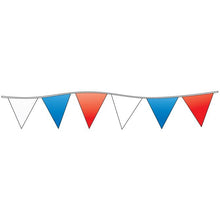 Load image into Gallery viewer, Streamers and Pennants Sales Department New Mexico Independent Auto Dealers Association Store Triangle Pennants - Red/White/Blue