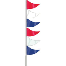 Load image into Gallery viewer, Ground Pennants Sales Department New Mexico Independent Auto Dealers Association Store Plasticloth Red White and Blue
