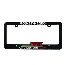 Load image into Gallery viewer, Custom Raised Letter License Plate Frames Sales Department New Mexico Independent Auto Dealers Association Store