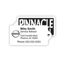 Load image into Gallery viewer, Custom Punchable Key Fobs Sales Department New Mexico Independent Auto Dealers Association Store Style B