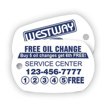 Load image into Gallery viewer, Custom Punchable Key Fobs Sales Department New Mexico Independent Auto Dealers Association Store Style E