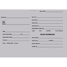 Load image into Gallery viewer, Custom Deal Envelopes (Deal Jackets) Sales Department New Mexico Independent Auto Dealers Association Store Gray