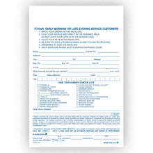 Load image into Gallery viewer, Night Drop Envelopes Service Department New Mexico Independent Auto Dealers Association Store Service Estimate and Parts Return 500 Per Box