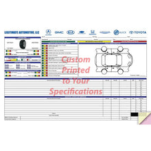 Load image into Gallery viewer, Custom Multi-Point Inspection Forms Service Department New Mexico Independent Auto Dealers Association Store 11" x 17" 3-Part