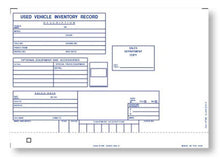 Load image into Gallery viewer, Vehicle Inventory Cards Office Forms New Mexico Independent Auto Dealers Association Store