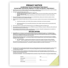 Load image into Gallery viewer, Custom Privacy Notice Office Forms New Mexico Independent Auto Dealers Association Store