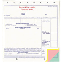 Load image into Gallery viewer, Imprinted Vehicle Invoice Office Forms New Mexico Independent Auto Dealers Association Store (Form #6131-4)