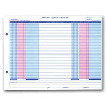 Load image into Gallery viewer, General Journal Vouchers Office Forms New Mexico Independent Auto Dealers Association Store (Form #ERA-7221)