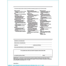 Load image into Gallery viewer, PEEL n SEAL™ Imprinted 1-Part Buyers Guide Sales Department New Mexico Independent Auto Dealers Association Store Backer Printing Only Spanish