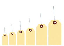 Load image into Gallery viewer, Imprinted Manila Tags with Wire Inserted Parts Department New Mexico Independent Auto Dealers Association Store