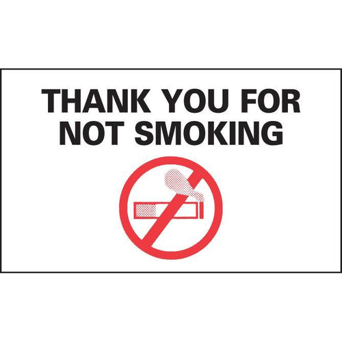 No Smoking Reminders - Static Cling Sales Department New Mexico Independent Auto Dealers Association Store