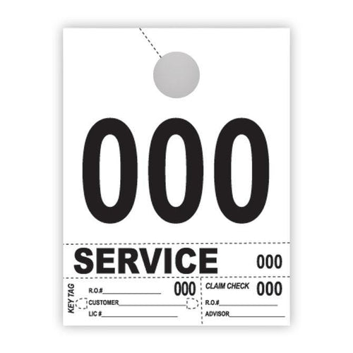 Heavy Brite™ 4 Part Service Dispatch Numbers (White Stock) Service Department New Mexico Independent Auto Dealers Association Store (000-999)