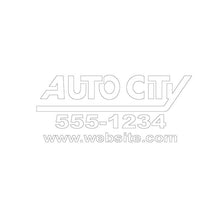 Load image into Gallery viewer, Custom Die-Cut Auto Decals Sales Department New Mexico Independent Auto Dealers Association Store White
