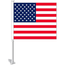 Load image into Gallery viewer, Clip-On Window Flags (Standard Flags) Sales Department New Mexico Independent Auto Dealers Association Store American Flag
