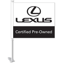 Load image into Gallery viewer, Clip-On Window Flags (Manufacturer Flags) Sales Department New Mexico Independent Auto Dealers Association Store Lexus Certified Pre-Owned
