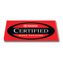 Load image into Gallery viewer, Windshield Banners Sales Department New Mexico Independent Auto Dealers Association Store Toyota Certified Used Vehicles
