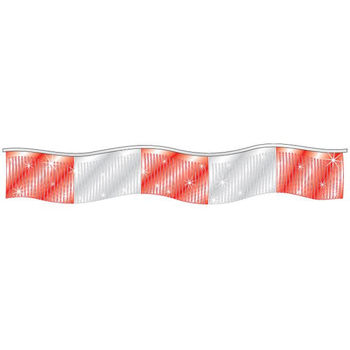 Streamers and Pennants Sales Department New Mexico Independent Auto Dealers Association Store Metallic Streamers - Red/Silver
