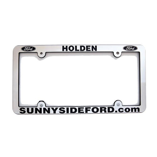 Custom Chrome License Plate Frames Sales Department New Mexico Independent Auto Dealers Association Store Shiny Chrome Economy Recessed Letter