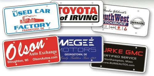 Custom Poly-Coated Cardboard License Plates Sales Department New Mexico Independent Auto Dealers Association Store