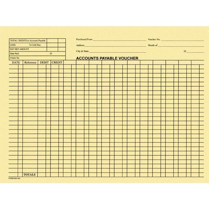 Accounts Payable Voucher Envelopes - General Accounting Style (500 Per Box) Office Forms New Mexico Independent Auto Dealers Association Store Buff