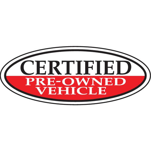 Certified Pre-Owned Window Stickers Sales Department New Mexico Independent Auto Dealers Association Store Red
