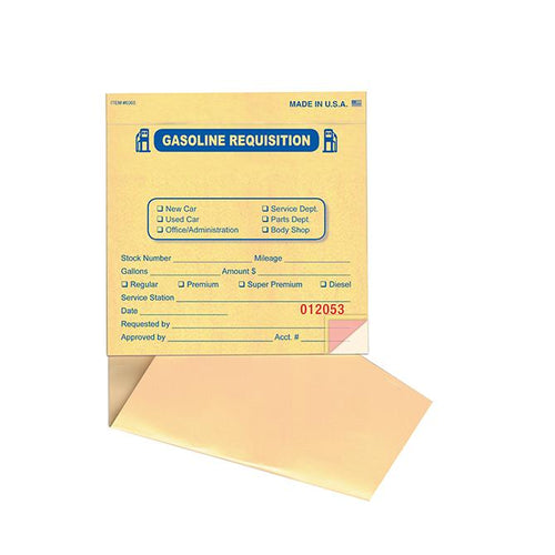 Fuel Requisition Books Sales Department New Mexico Independent Auto Dealers Association Store