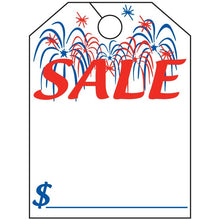 Load image into Gallery viewer, Jumbo Mirror Hang Tags Sales Department New Mexico Independent Auto Dealers Association Store Patriotic Sale White
