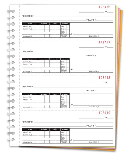 Cash Receipt Books (Form NC-146-4) Office Forms New Mexico Independent Auto Dealers Association Store