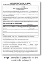 Load image into Gallery viewer, Application For Employment Office Forms New Mexico Independent Auto Dealers Association Store
