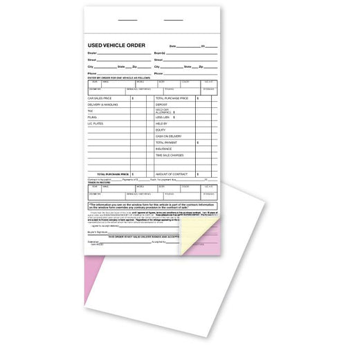 Used Vehicle Order Books Sales Department New Mexico Independent Auto Dealers Association Store