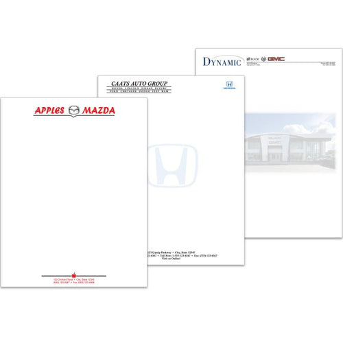 Custom Letterhead Office Forms New Mexico Independent Auto Dealers Association Store